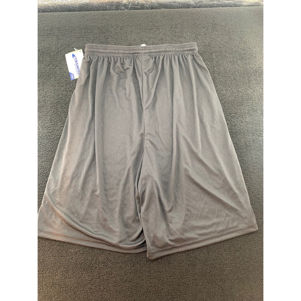CHAMP PRO SPORTS ADULT L Black Dri Gear Moisture Wicking Athletic Shorts Men‎ - Picture 2 of 6